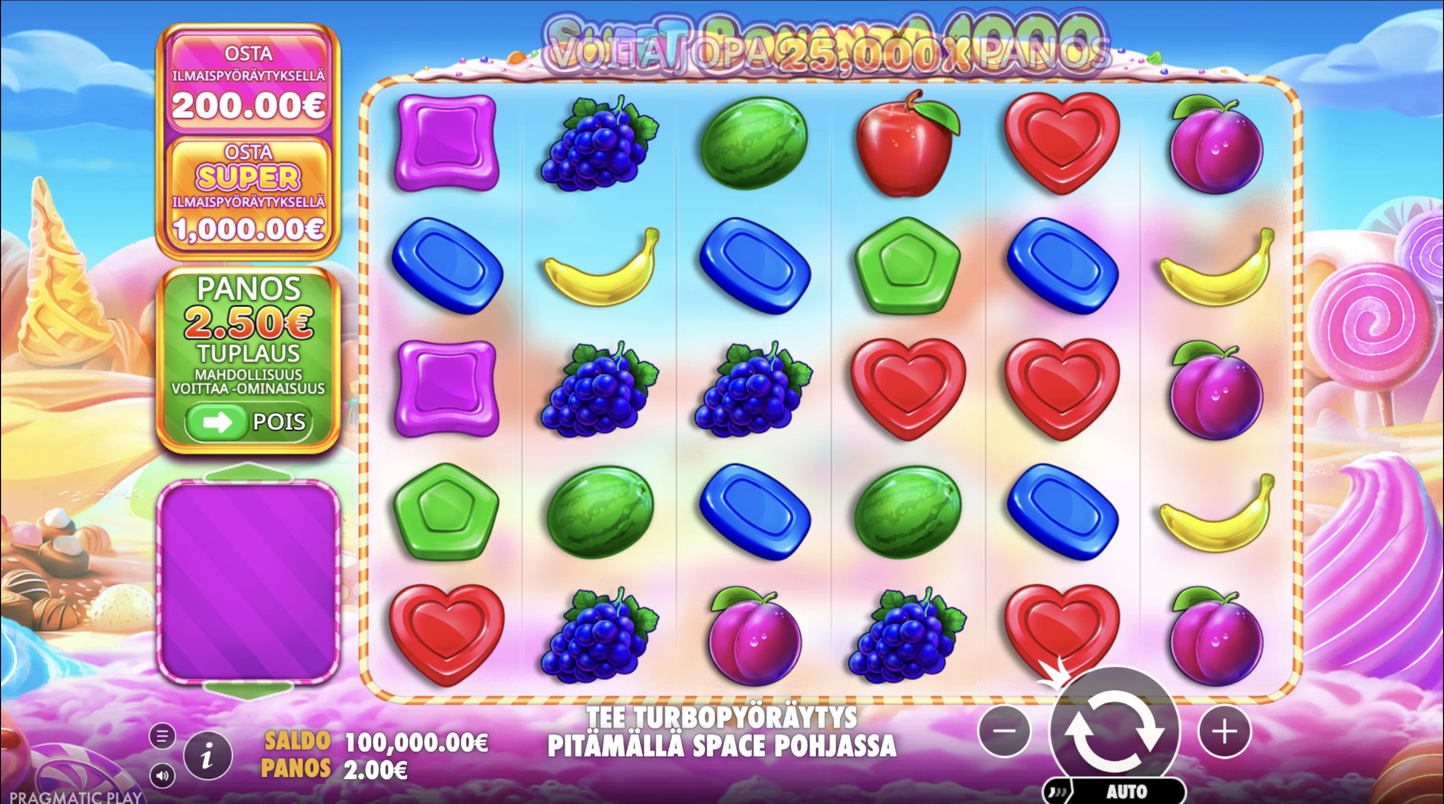 Wie spielt man Sweet Bonanza 1000?